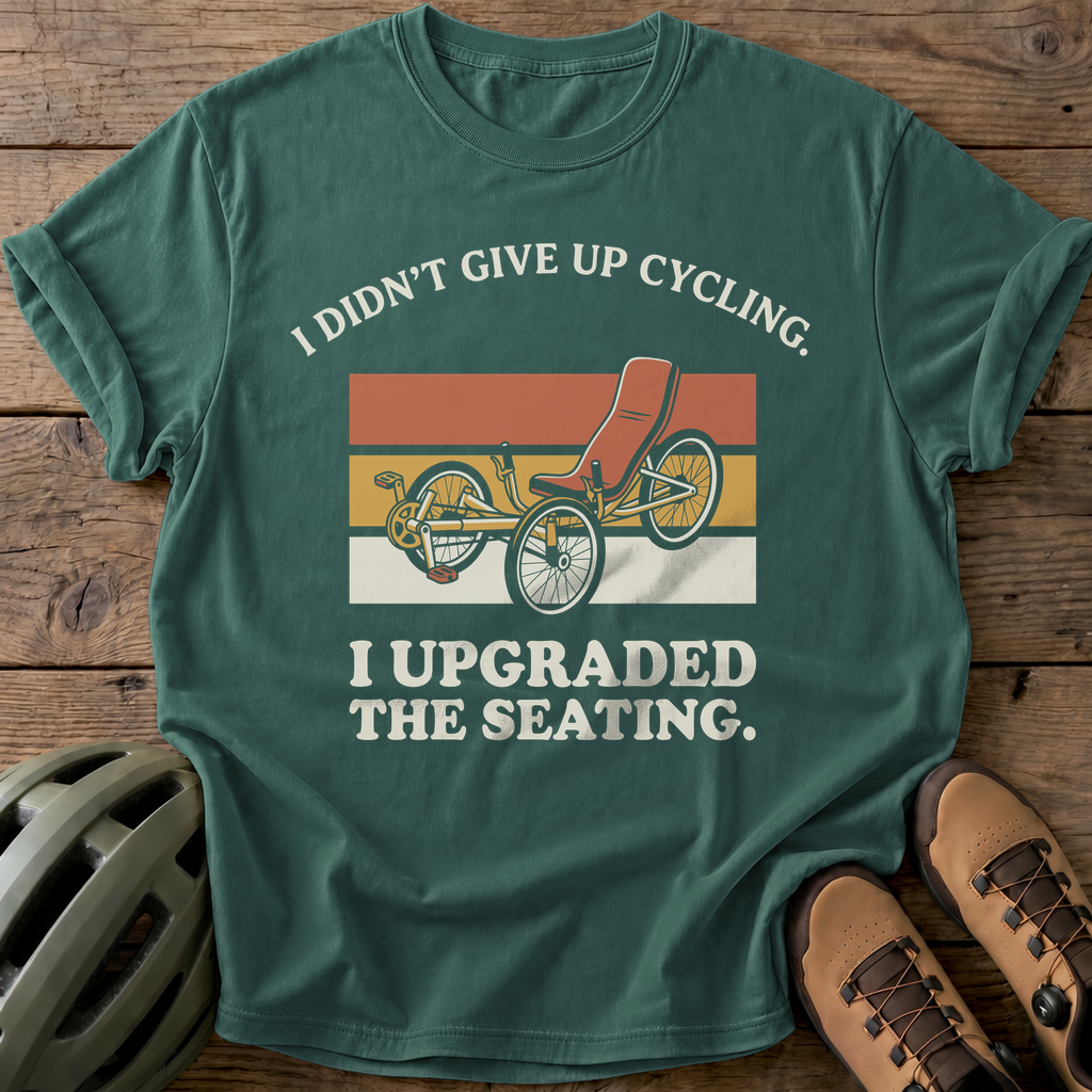 Upgraded Seating Tee — blue-spruce