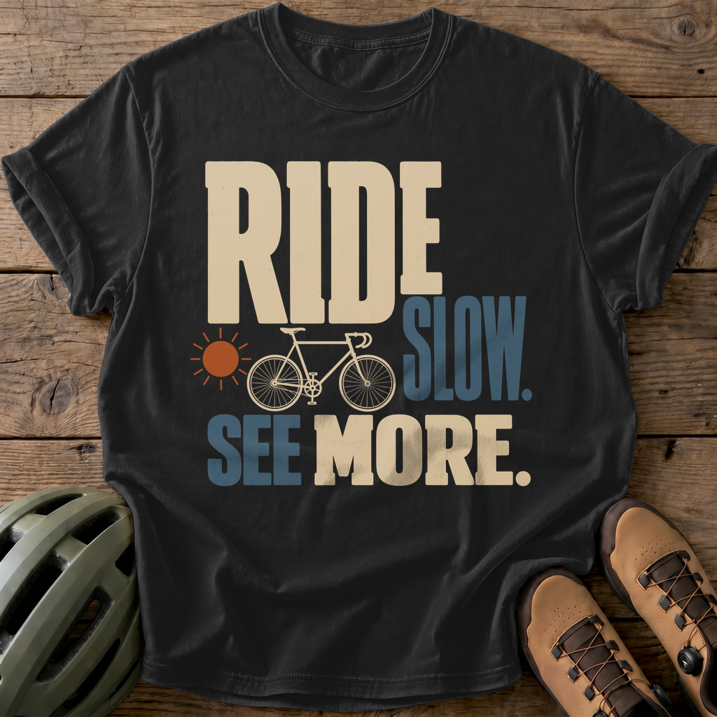 Ride Slow Tee — black
