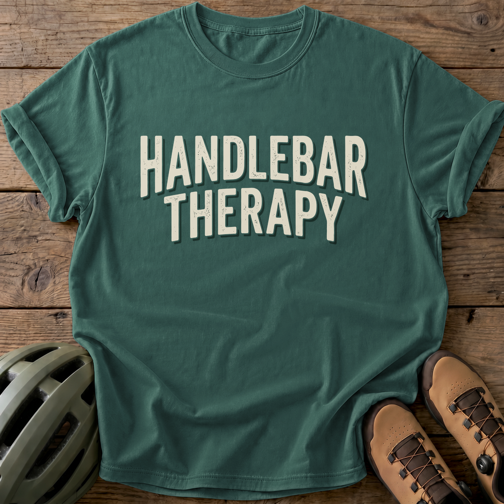 Handlebar Therapy Tee — blue-spruce