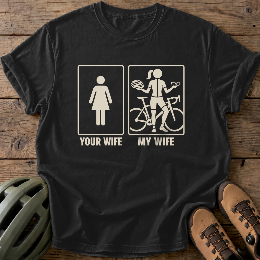 Your Wife My Wife Tee — black