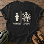 Your Wife My Wife Tee — black