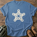 Chain Star Tee — blue-jean