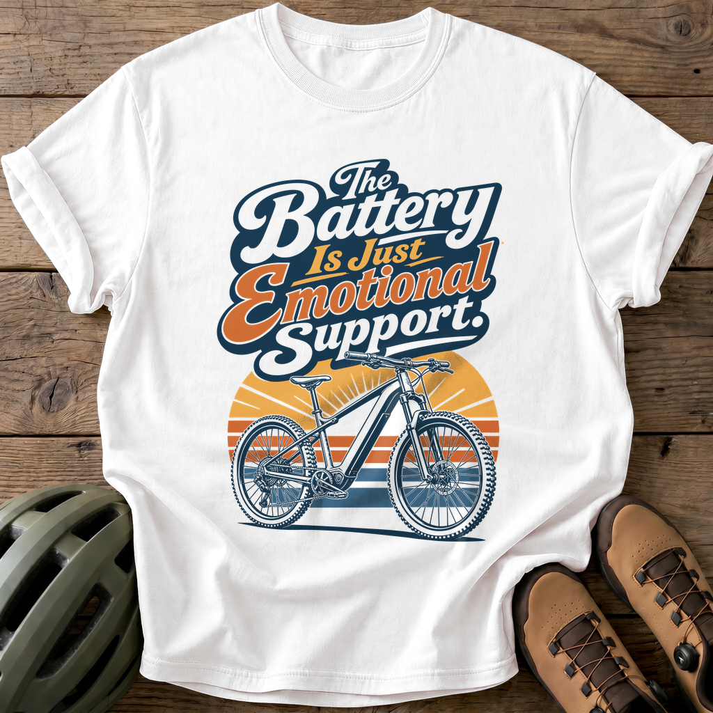Emotional Support Tee — white