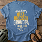 Bike-Obsessed Grandpa Tee — blue-jean