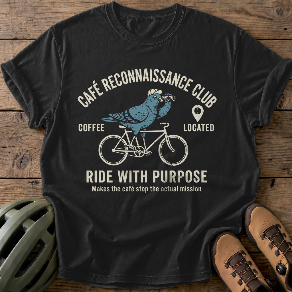 Cafe Ride Tee — black