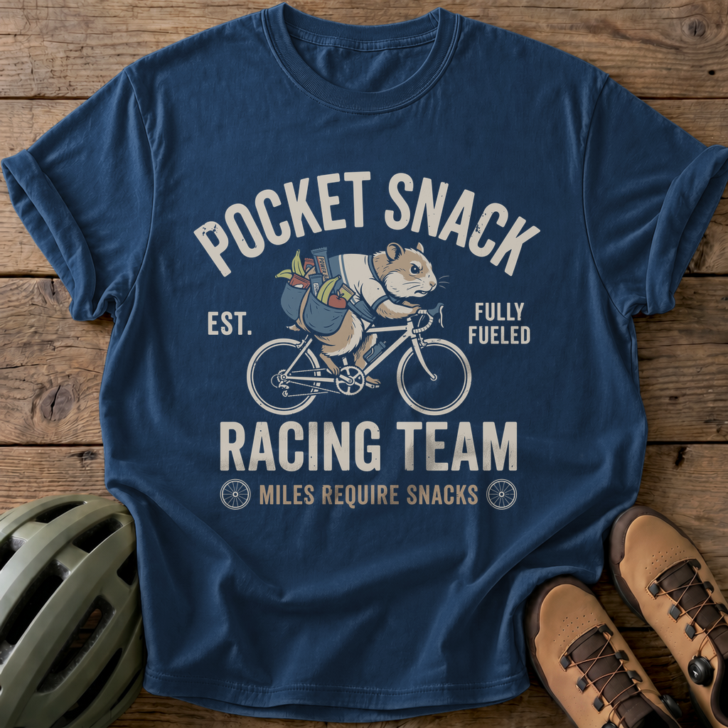 Pocket Snack Tee — navy