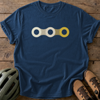Colorful Chain Tee — navy