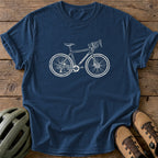 Custom Bike Tee — Navy