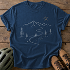Mountain Path Tee — navy