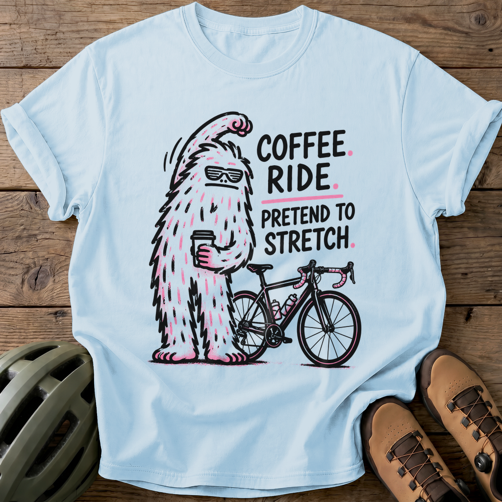 Coffee Ride Stretch Tee — chambray