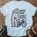 Coffee Ride Stretch Tee — chambray