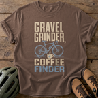 Gravel Grinder Coffee Finder Tee — espresso