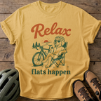 Relax Flats Tee — mustard