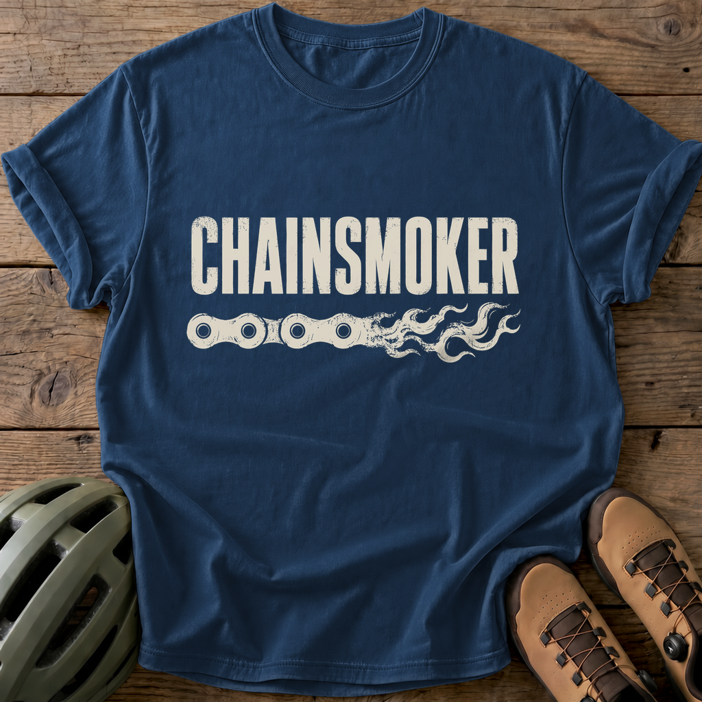 Chainsmoker Tee — navy