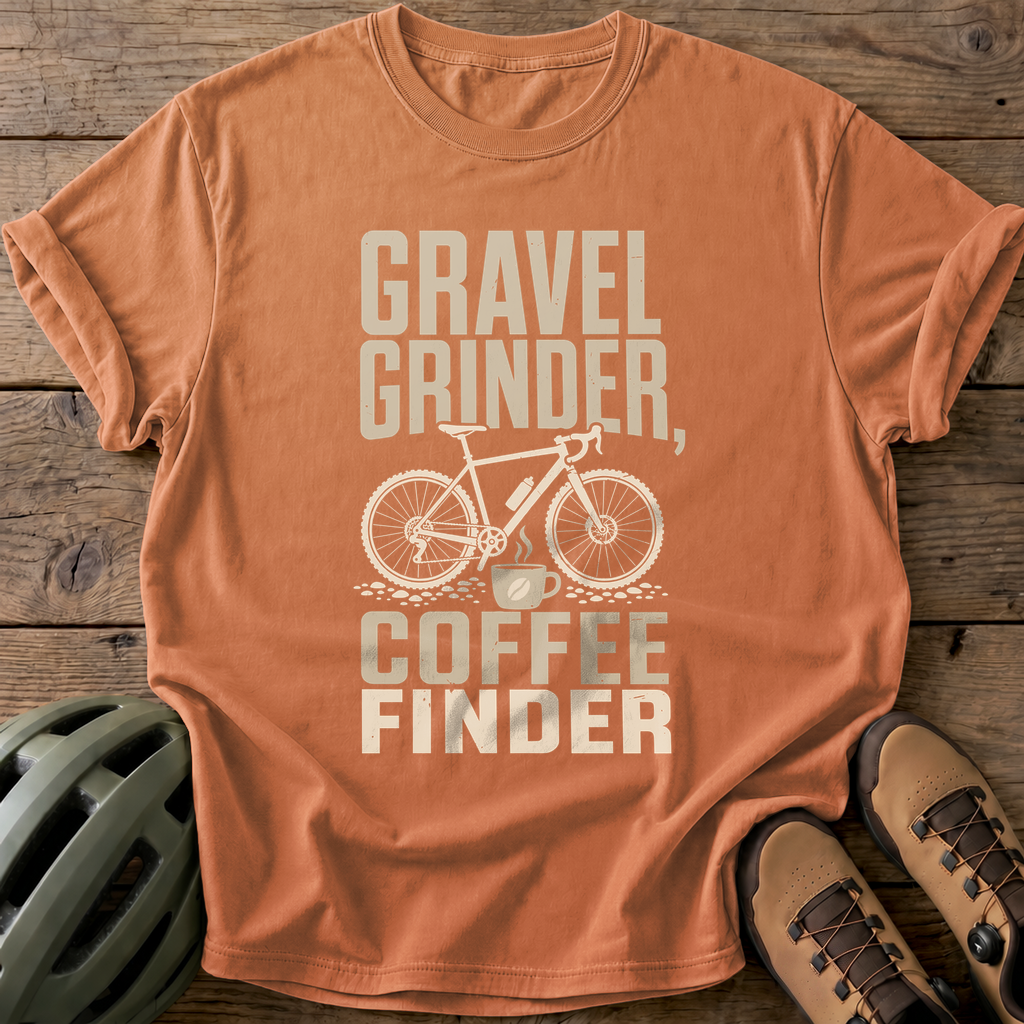 Gravel Grinder Coffee Finder Tee — yam