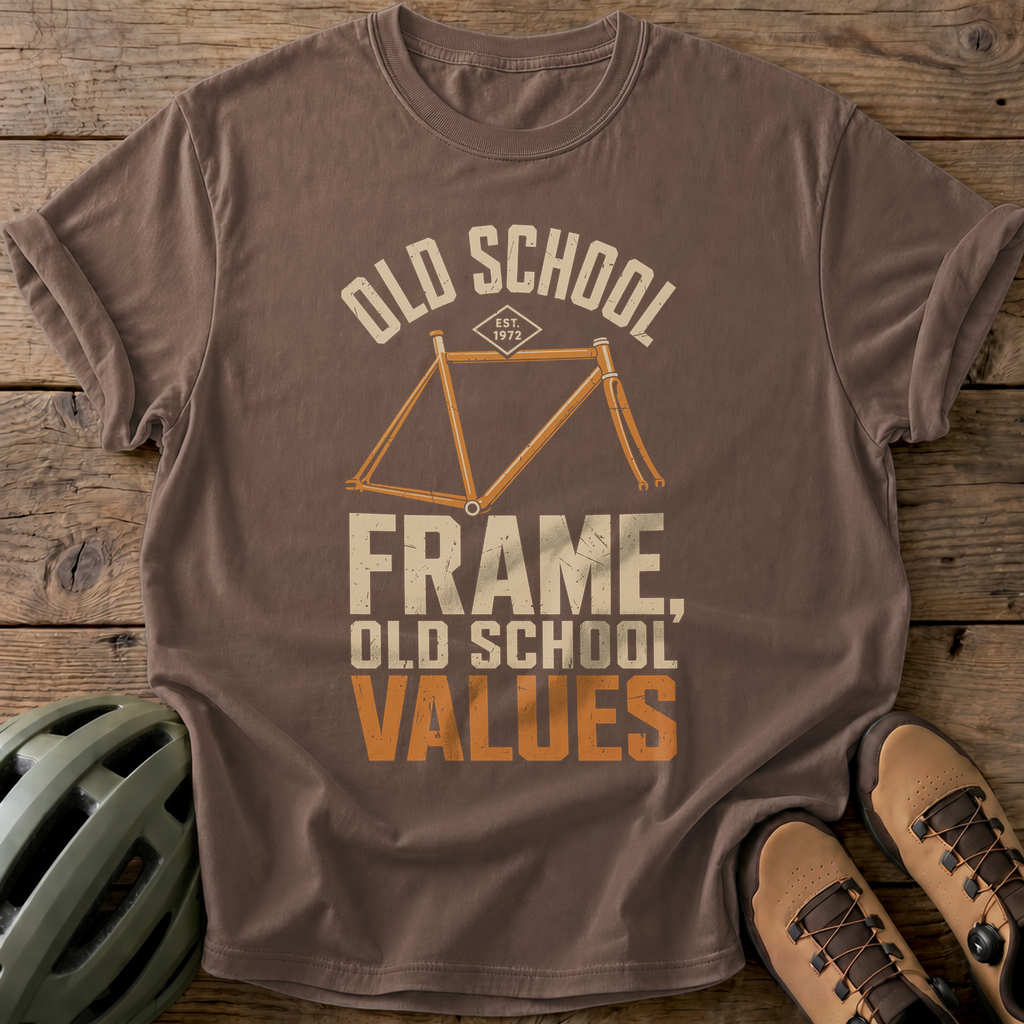 Old School Frame Tee — espresso