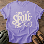 Certified Spoke-Person Tee — violet