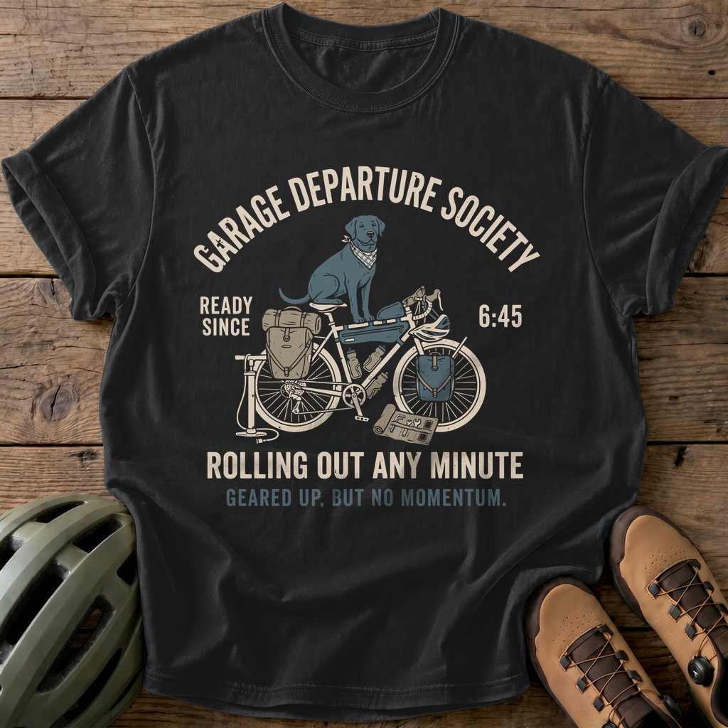 Garage Departure Tee — black