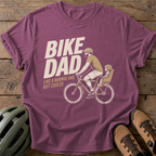 Bike Dad Tee — berry
