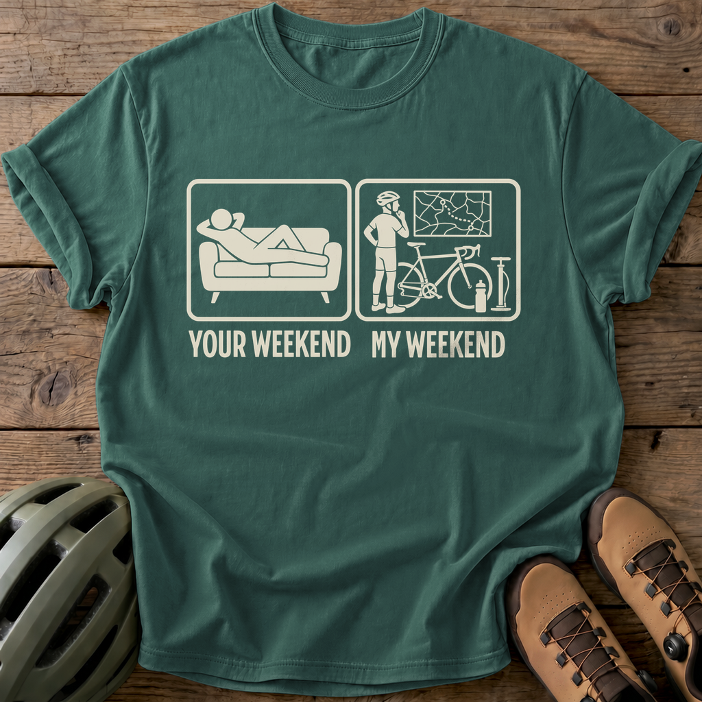 Weekend Cycling Tee — blue-spruce