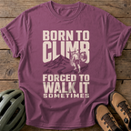 Born To Climb Tee — berry