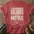 Burned Calories Tee — crimson