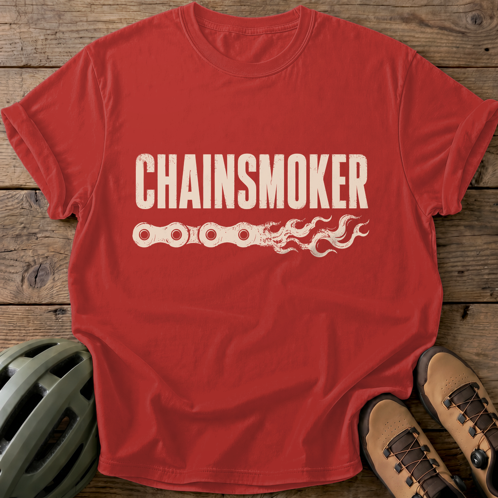 Chainsmoker Tee — red