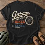 Garage Inventory Bikes Tee — black