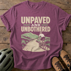 Unpaved And Unbothered Tee — berry