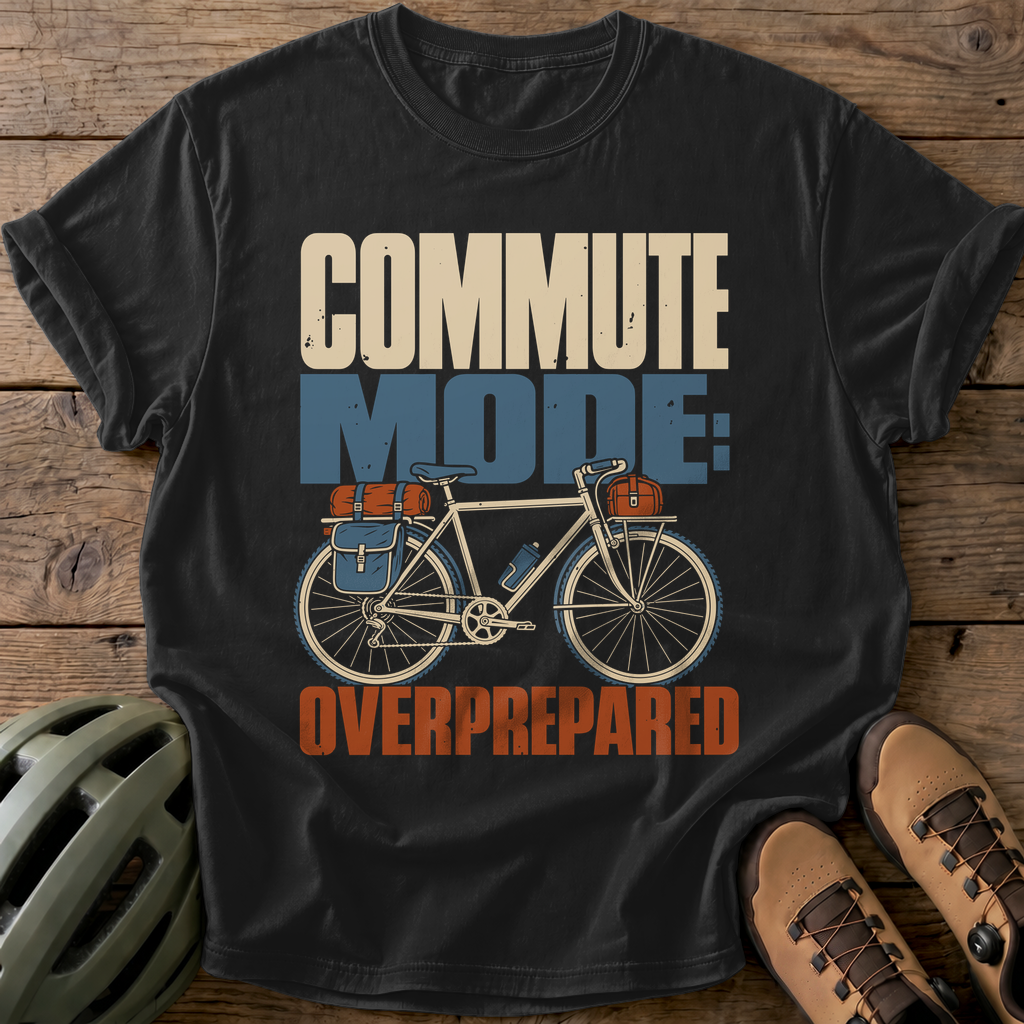 Commute Mode: Overprepared Tee — black