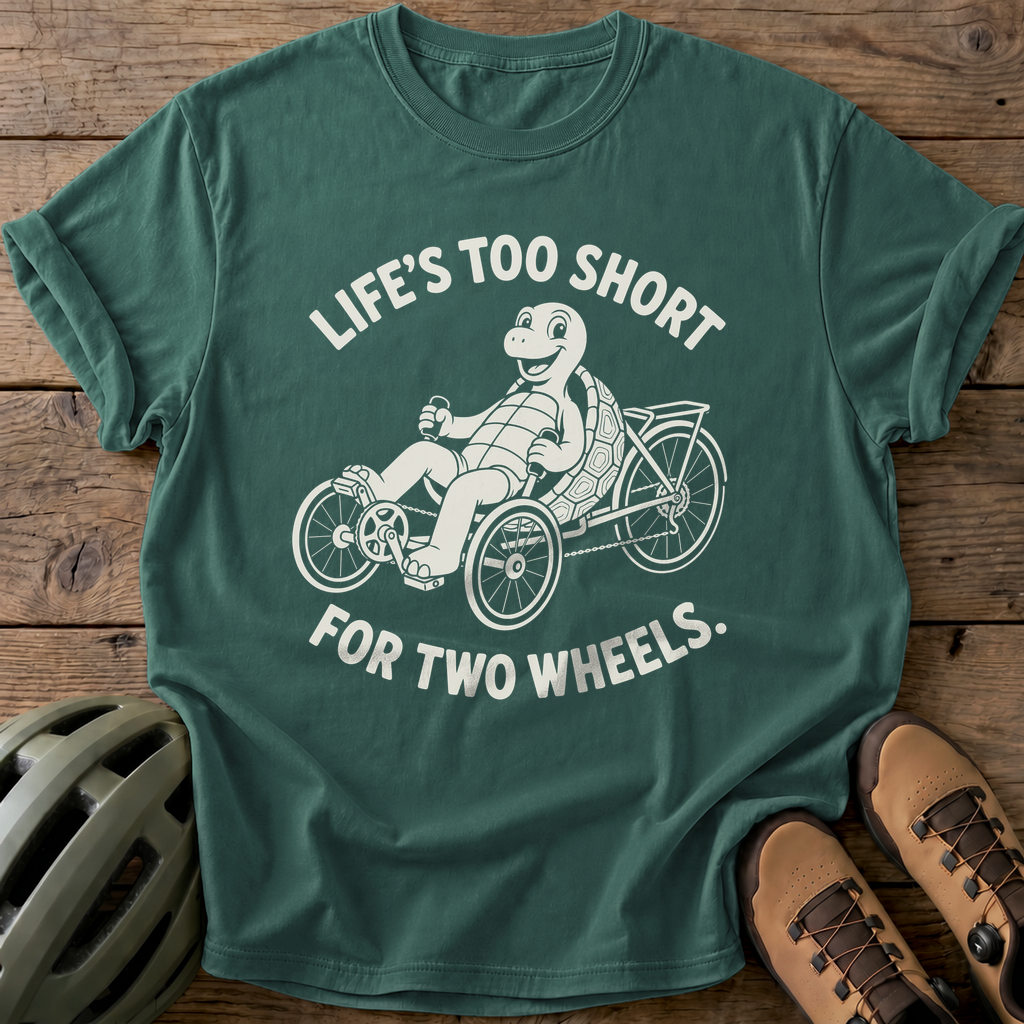 Two Wheels Tee — blue-spruce