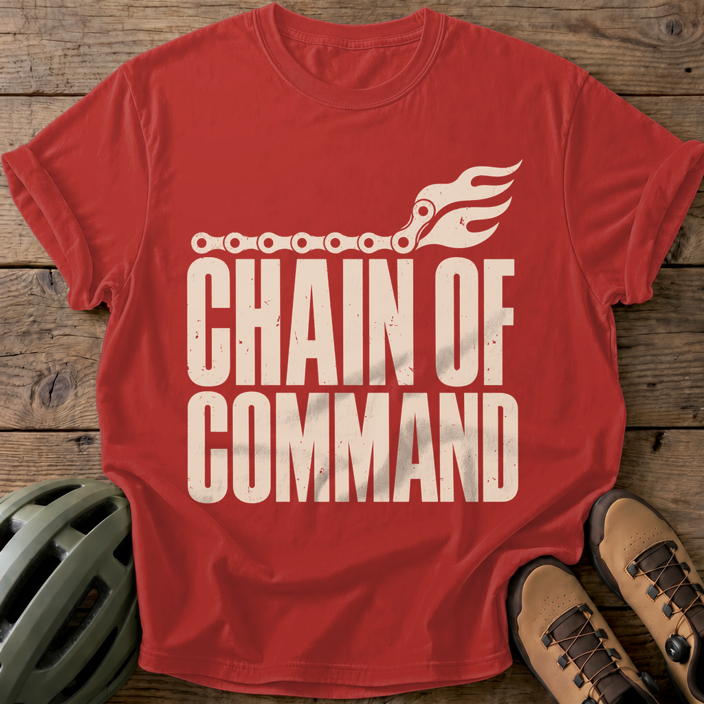 Chain Command Tee — red