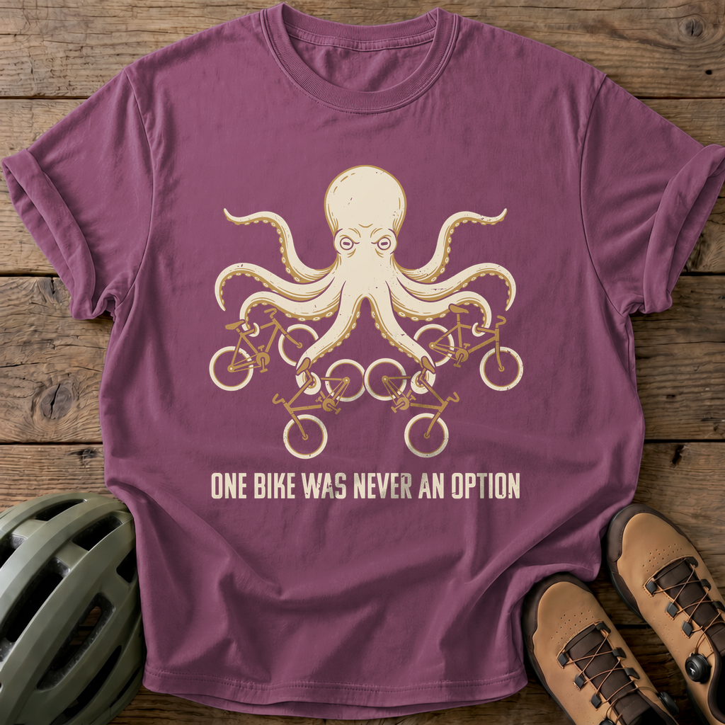 Octopus Biker Tee — berry