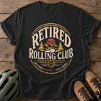 Retired Rolling Club Tee — black