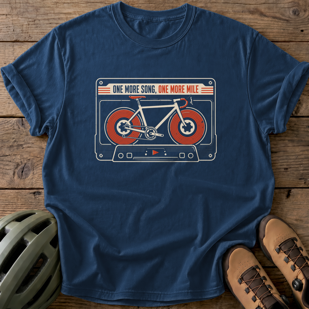 One More Mile Tee — navy
