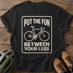 Fun Between Legs Tee — black