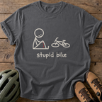 Stupid Bike Tee — pepper