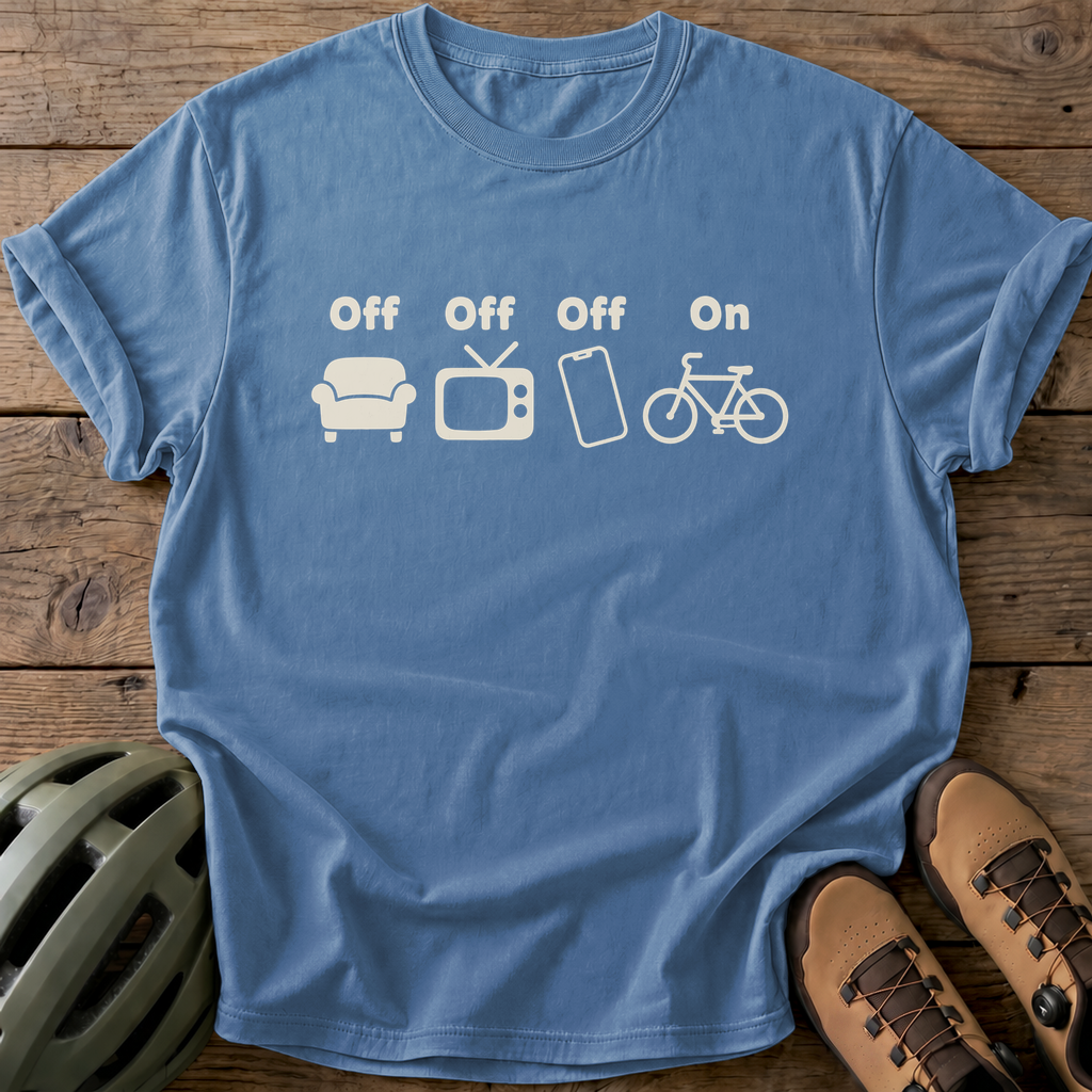 On-Bike Tee — blue-jean