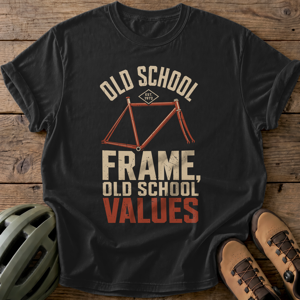Old School Frame Tee — black